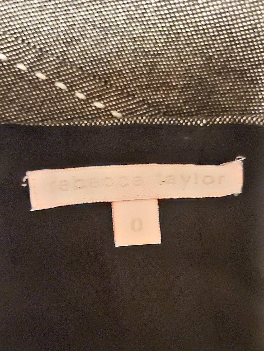 Rebecca Taylor Brown Pencil Skirt w Ruffle and Seam Detail Minimalist & Preppy - Picture 6 of 15